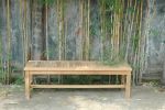 CASABLANCA 3-SEATER BACKLESS BENCH