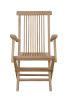 BRISTOL FOLDING ARMCHAIR (2-PC)