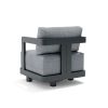 GRANADA ALUMINUM SWIVEL ARMCHAIR