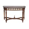 NEOCLASSICAL DEMILUNE CONSOLE TABLE