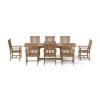 BAHAMA WILSHIRE ARMCHAIR 9-PC EXTENSION DINING SET