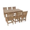 SONOMA 7-PC RECTANGULAR DINING TABLE SET