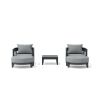 SET-172-AL 5-PC CORONADO ALUMINUM DEEP SEATING SET