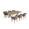 SET-39A ALURA PADUA DINING TABLE 7-PC SET