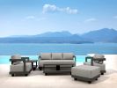 SET-901-AL 6-PC GRANADA ALUMINUM DEEP SEATING