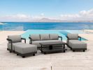 SET-903-AL 6-PC GRANADA ALUMINUM DEEP SEATING