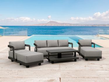SET-903-AL 6-PC GRANADA ALUMINUM DEEP SEATING
