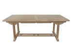 BAHAMA 118″ RECTANGULAR EXTENSION TABLE