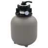 Pool Filter Grey High-density polyethylene 14-inch Durable