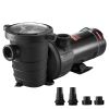 VEVOR Swimming Pool Pump 1.5HP 115V 1100W, Single Speed Pumps for Above Ground, Powerful Pool Pumps with Strainer Filter Basket, 5280 GPH Max. Flow