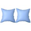 Pool Pillow Set of 2 Blue PVC 43.3 in x 43.3 in
