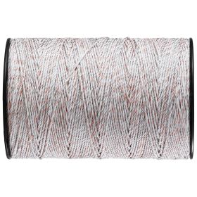 VEVOR Electric Fence Wire, 2625Ft 800M Portable Polywire, 3/32" Diameter 9 Mixed Metal Strands for Reliable Conductivity and UV, Rust Resistance