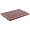 Floor Element Brown Wood plastic composite 40.0 x 24.8 x 2.2 in