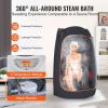 VEVOR Compact Portable Steam Sauna Tent, 1200 Watt Sauna Blanket with Chair & Storage Bag, Home Therapeutic Sauna Tent for Detox Relaxation