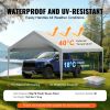 VEVOR Carport Replacement Canopy Cover 13 x 20 ft, Garage Top Tent Shelter Tarp Heavy-Duty Waterproof & UV Protected