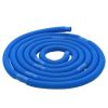 Pool Maintenance Kit White and Blue Aluminum, ABS Adjustable
