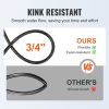 VEVOR Pressure Washer Hose, 50 FT, 1/4" Kink Free M22-14mm Brass Thread Replacement For Most Brand Pressure Washers, 3/4'' Bending Radius