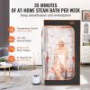 VEVOR Portable Steam Sauna Tent Full Size, 1200W With Visible Window, Personal Sauna Blanket Kit for Home Spa, Detoxify & Soothing Heated Body Therapy