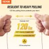 VEVOR Electric Fence Wire, 2625Ft 800M Portable Polywire, 3/32" Diameter 9 Mixed Metal Strands for Reliable Conductivity and UV, Rust Resistance