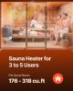 VEVOR Sauna Heater, 6KW 220V Electric Sauna Stove, Steam Bath Sauna Heater with Built-In Controls