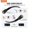 VEVOR Pressure Washer Hose, 50 FT, 1/4" Kink Free M22-14mm Brass Thread Replacement For Most Brand Pressure Washers, 3/4'' Bending Radius