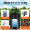 VEVOR DWC Hydroponics Grow System, Hydroponic Growing System with Top Drip Kit, Deep Water Culture 5-Gallon 4 Buckets, with Air Pump