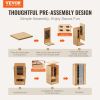 VEVOR Far Infrared Wooden Sauna, Room Home Sauna Spa for 1 to 2 Person