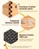 VEVOR Bee Hive Deep Box Starter Kit, 100% Beeswax Coated Natural Fir Wood, Langstroth Beehive Kit with 10 Frames and Foundations