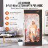 VEVOR Portable Steam Sauna Tent Full Size, 1600W With Visible Window, Personal Sauna Blanket Kit for Home Spa, Detoxify & Soothing Heated Body Therapy