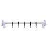 Pool Cover Roller Silver and white Plastic, aluminum Adjustable