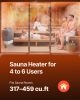 VEVOR Sauna Heater, 9KW 220V Electric Sauna Stove, Steam Bath Sauna Heater with External Digital Controller