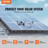 VEVOR 6 inch x 100ft Solar Panel Bird Guard, Critter Guard Roll Kit with 60pcs Aluminum Alloy Fasteners, Solar Panel Guard with Rust-proof PVC Coating