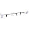Pool Cover Roller Silver and white Plastic, aluminum Adjustable