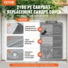 VEVOR Carport Replacement Canopy Cover 13 x 20 ft, Garage Top Tent Shelter Tarp Heavy-Duty Waterproof & UV Protected
