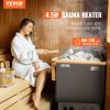 VEVOR Sauna Heater, 4.5KW 220V Electric Sauna Stove, Steam Bath Sauna Heater with Built-In Controls