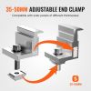 VEVOR Solar Panel Z Mounting Brackets, 35-50mm Adjustable Solar Panel End Clamps, Lightweight Anodized Aluminum Solar Panel Mount Z Brackets for RVs