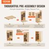 VEVOR Far Infrared Wooden Sauna, Room Home Sauna Spa for One Single Person