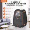 VEVOR Compact Portable Steam Sauna Tent, 1200 Watt Sauna Blanket with Chair & Storage Bag, Home Therapeutic Sauna Tent for Detox Relaxation
