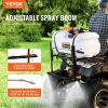 VEVOR ATV Spot Sprayer, 15.9 Gal/60 L ATV/UTV Broadcast Sprayer with A Nozzle Boom, 12 V Pump Weed Sprayer with Water Tank, 1.9 GPM Flow Rate