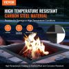VEVOR Fire Pit Ring, 42x42 in Outer/36x36 in Inner Diameter, 10inch Height Square Fire Pit Insert