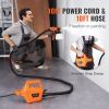 VEVOR Paint Sprayer, 500W Electric Spray Paint Gun with 10FT Air Hose, 1300ml Container and 3 Spray Patterns, 4 Nozzles
