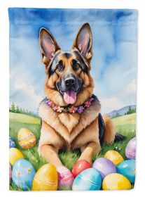 German Shepherd Easter Egg Hunt Garden Flag Mailbox Flag Decorative Yard Flag Banner Outside Patio Artwork Yard Flower Beds, Garden Size, Multicolor (Default: Default)