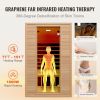 VEVOR Far Infrared Wooden Sauna, Room Home Sauna Spa for 2 Person