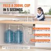 VEVOR Bottled Water Dispenser Pump System, 2x5 Gallon Dispensing System, Automatic Electric Water Dispenser, Double-Pipe Water Jug Pump